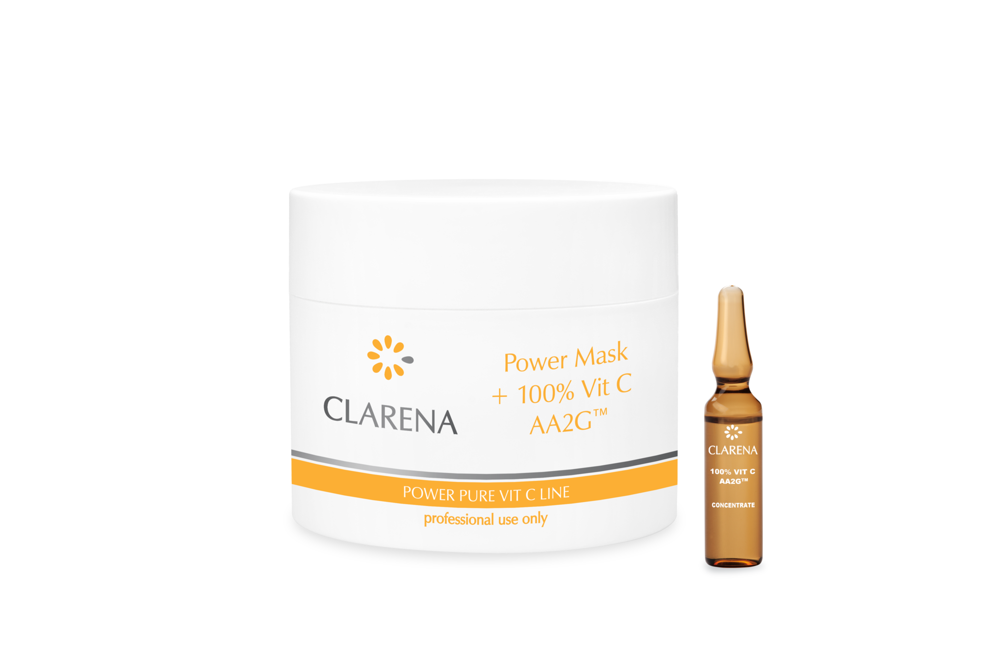 Power Mask + 100% Vit C AA2G™ / Маска со 100% активным витамином С и  экстрактом шелка