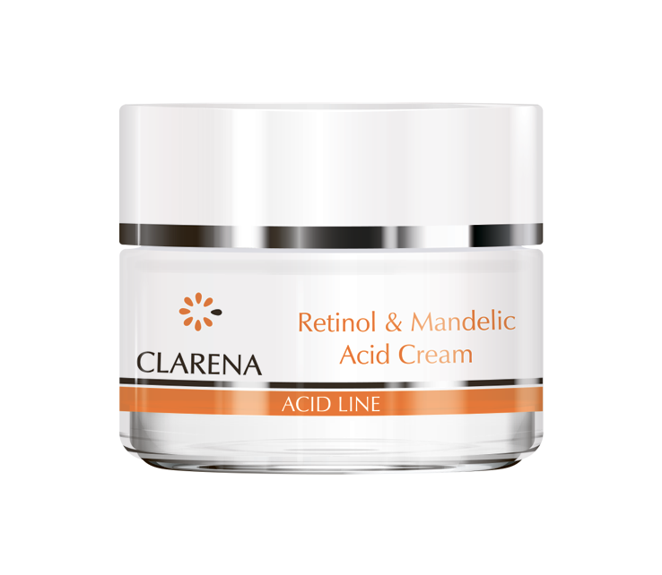 1291_Крем с кислотами и ретинолом CLARENA-Retinol & Mandelic Acid Cream_50ml