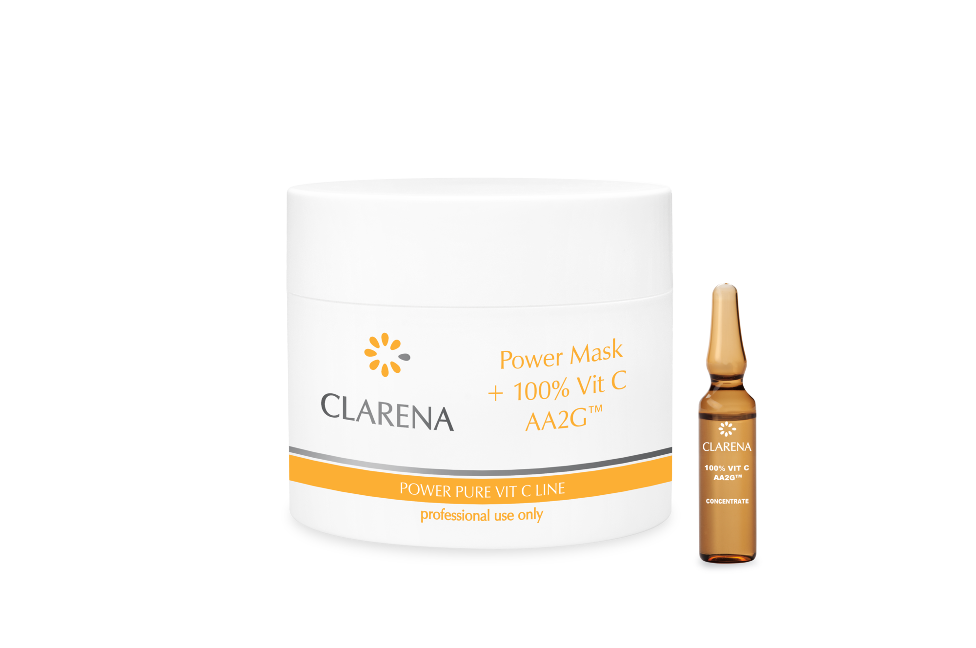 Power Mask + 100% Vit C AA2G™ / Маска со 100% активным витамином С и  экстрактом шелка